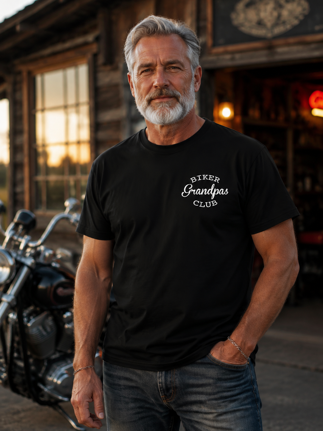 Biker Grandpas Club T-Shirt