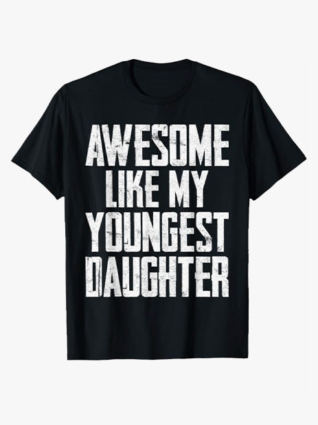 Awesome Like My Daughter Funny Men Dad Fathers Day T-Shirt